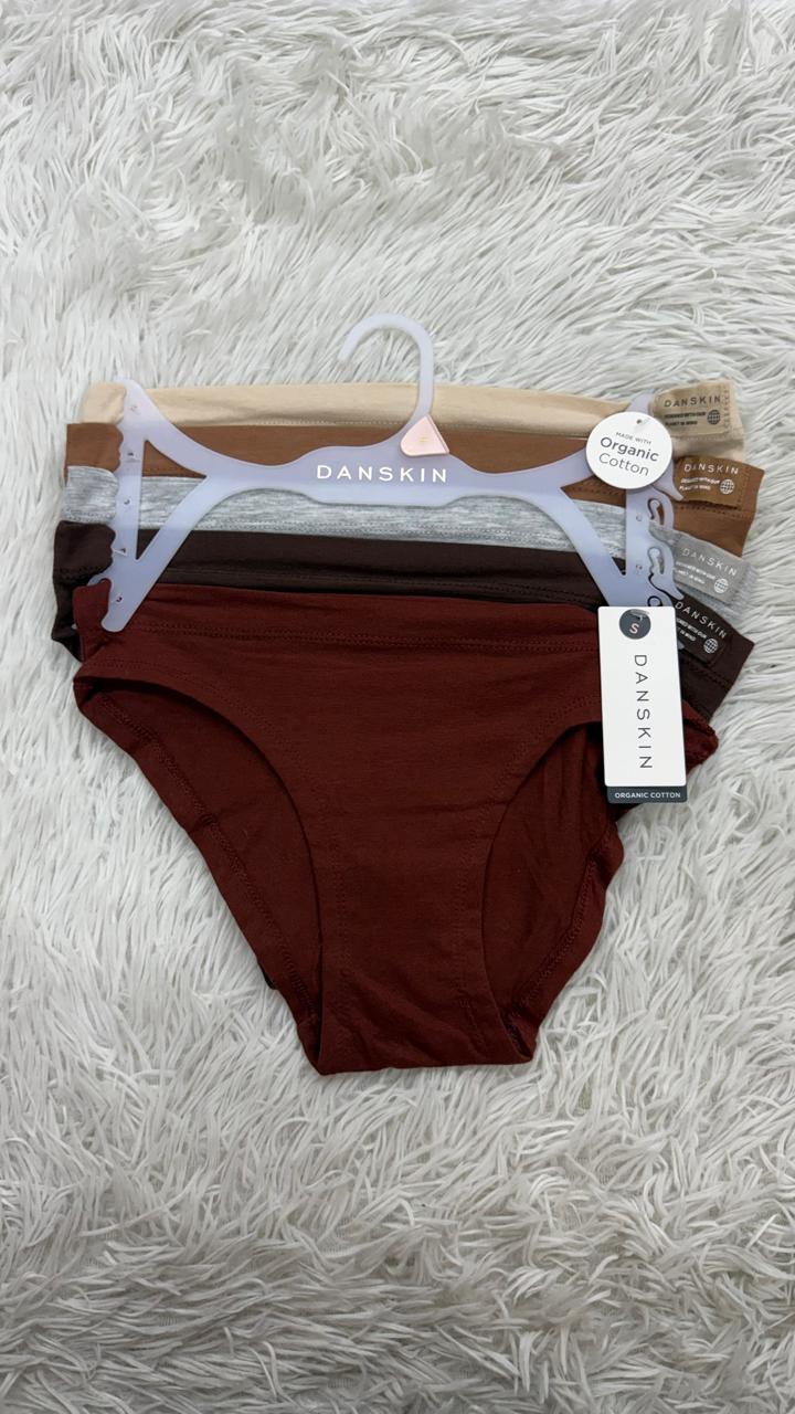 Paquete 5 Thong S Danskin
