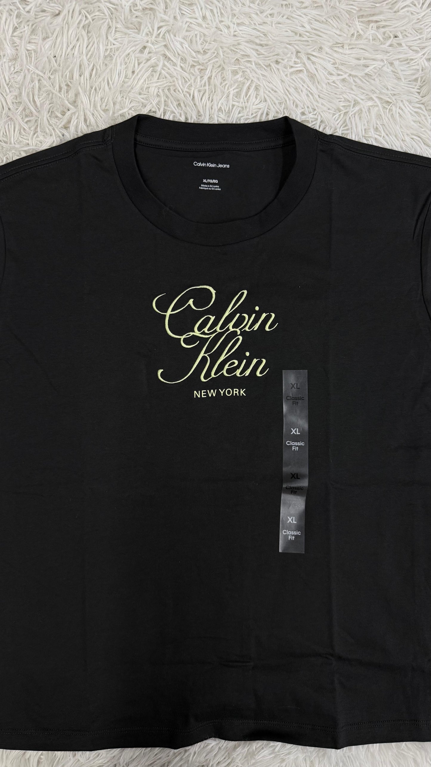 Playera negra XL Calvin Klein