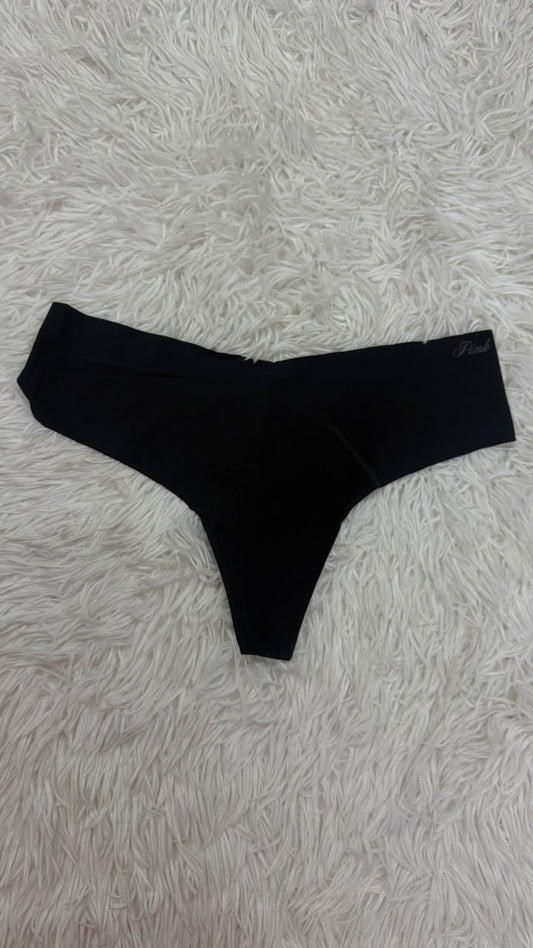 Thong negro M Pink