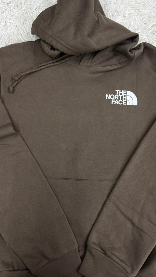 Sudadera café S North face
