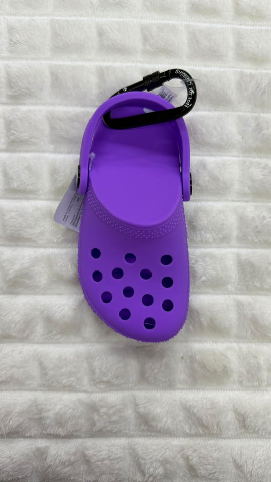 Monedero morado Crocs