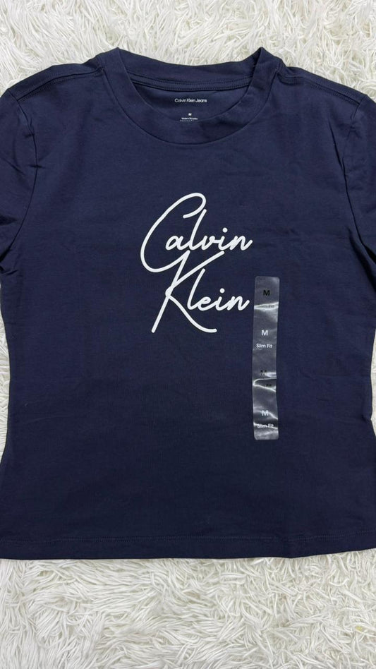 Playera azul M Calvin klein