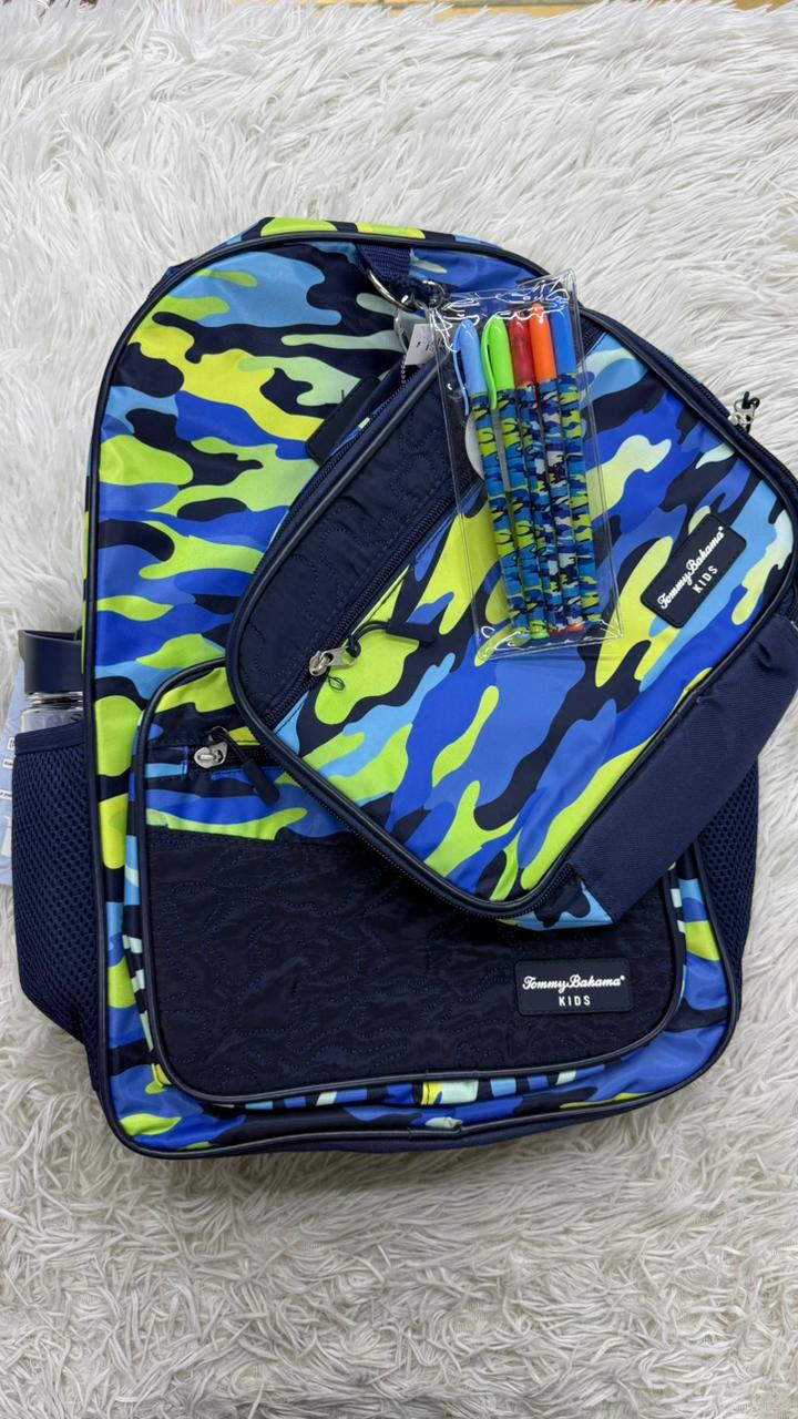 Mochila azul Tommy bahama kids