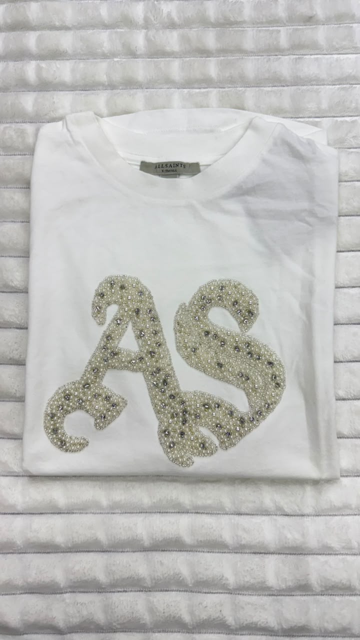 Playera blanca XS All saints