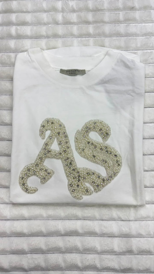 Playera blanca XS All saints