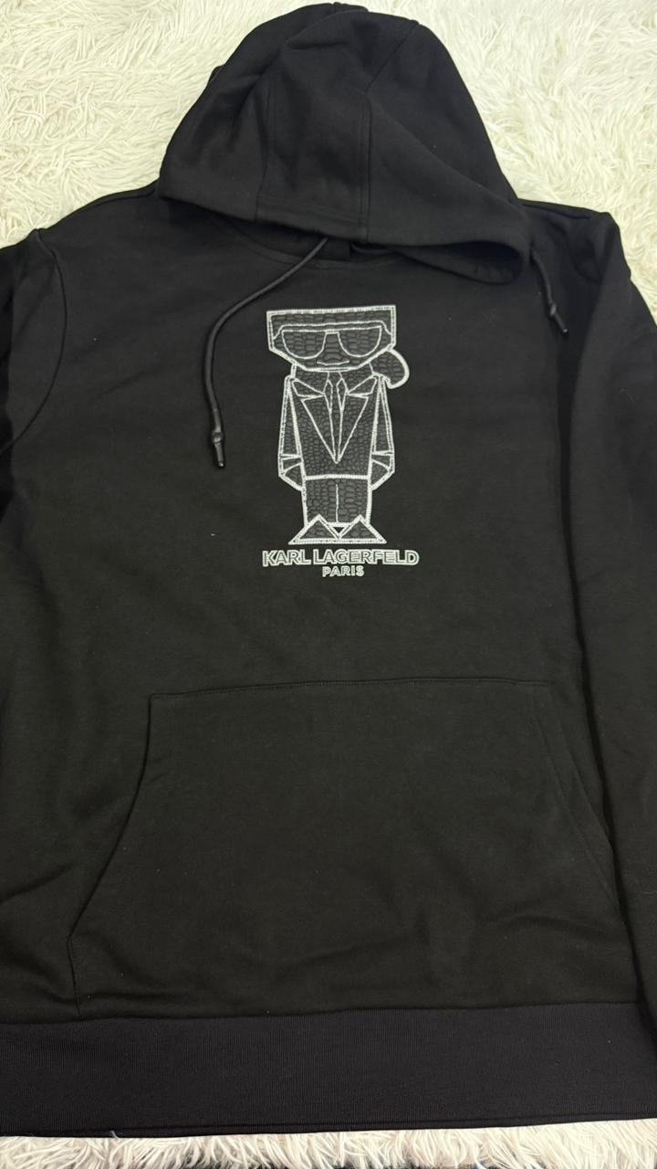 Sudadera negra L Karl lagerfeld