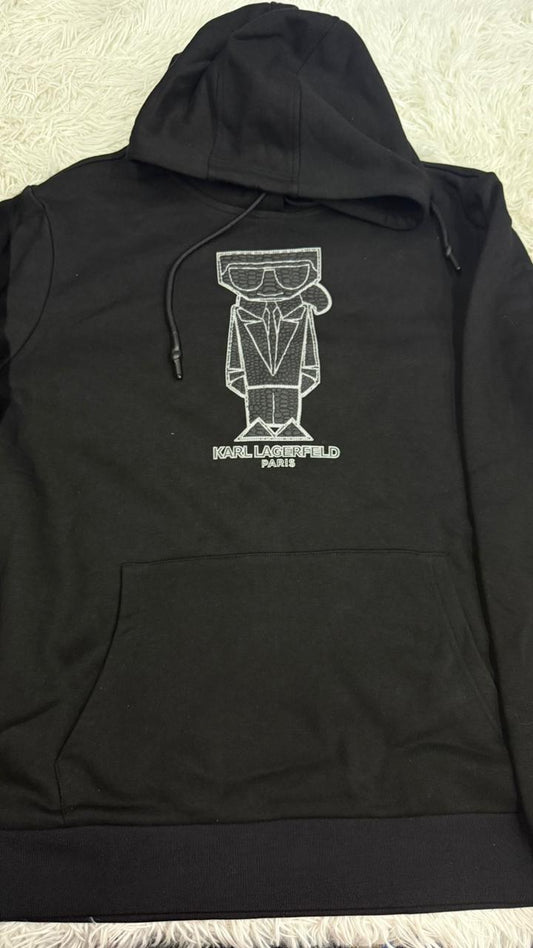 Sudadera negra L Karl lagerfeld
