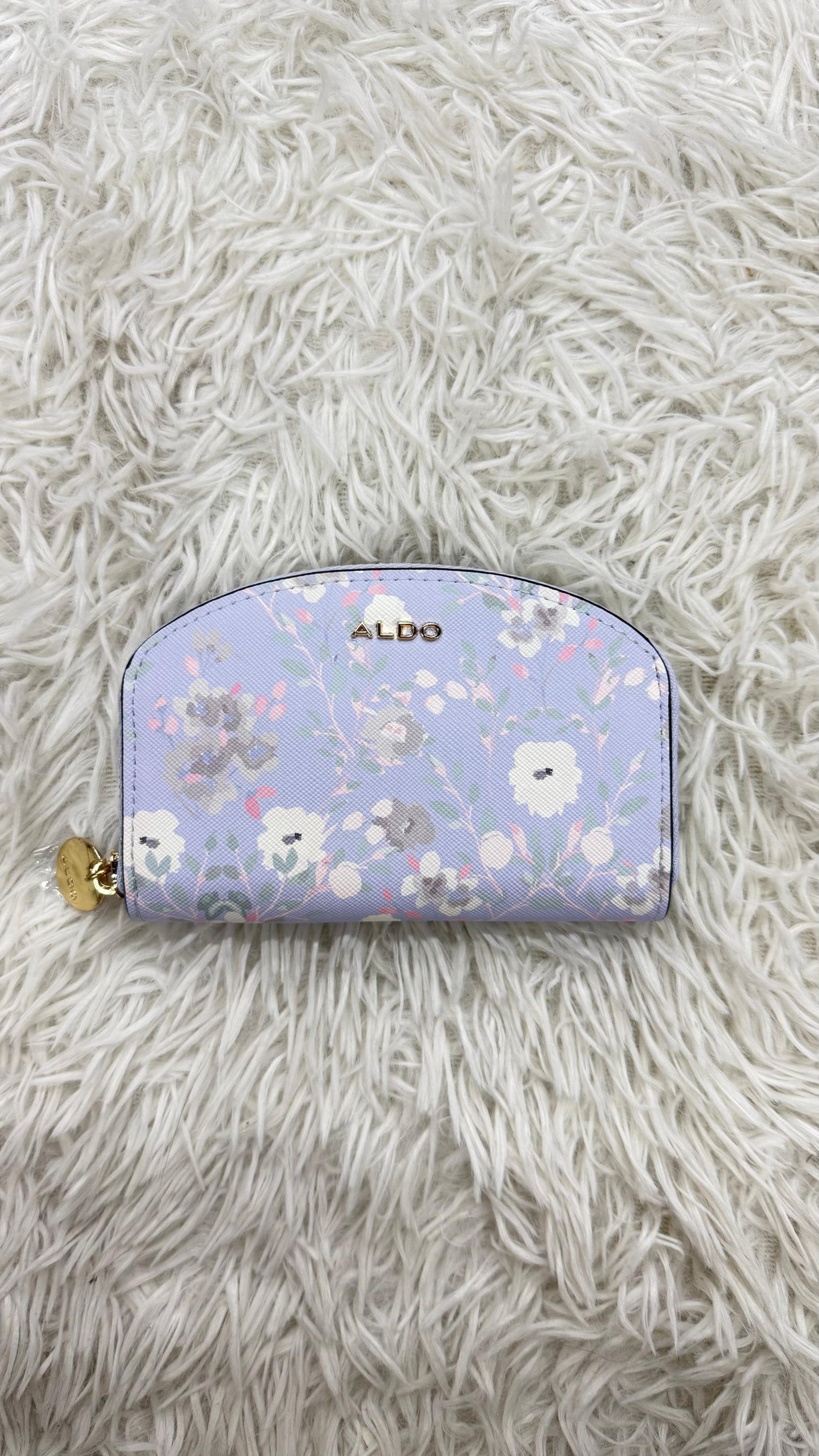 Monedero azul flores Aldo