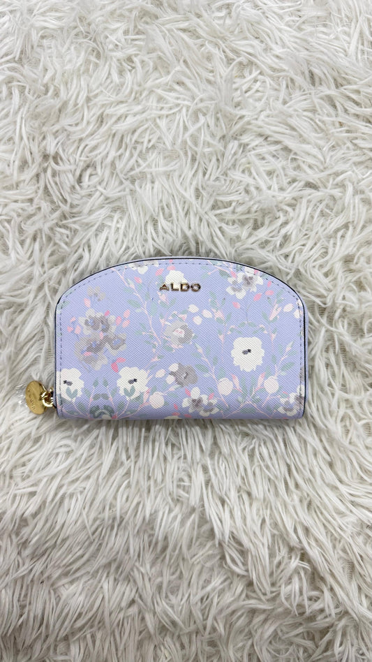 Monedero azul flores Aldo