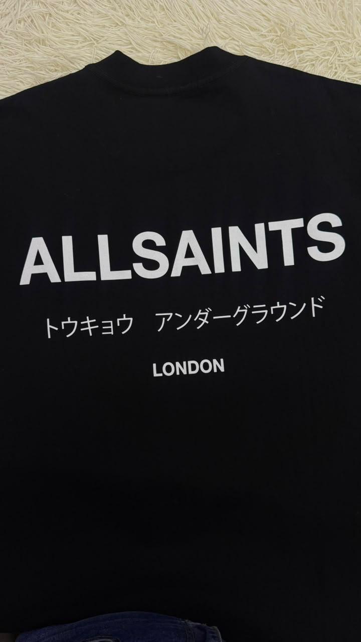 Playera negra L All saints
