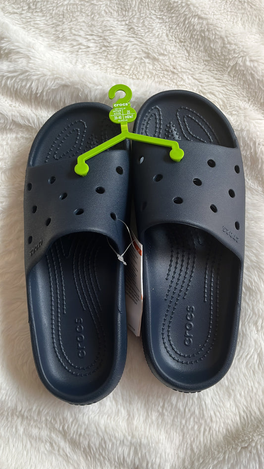 Crocs azules 25