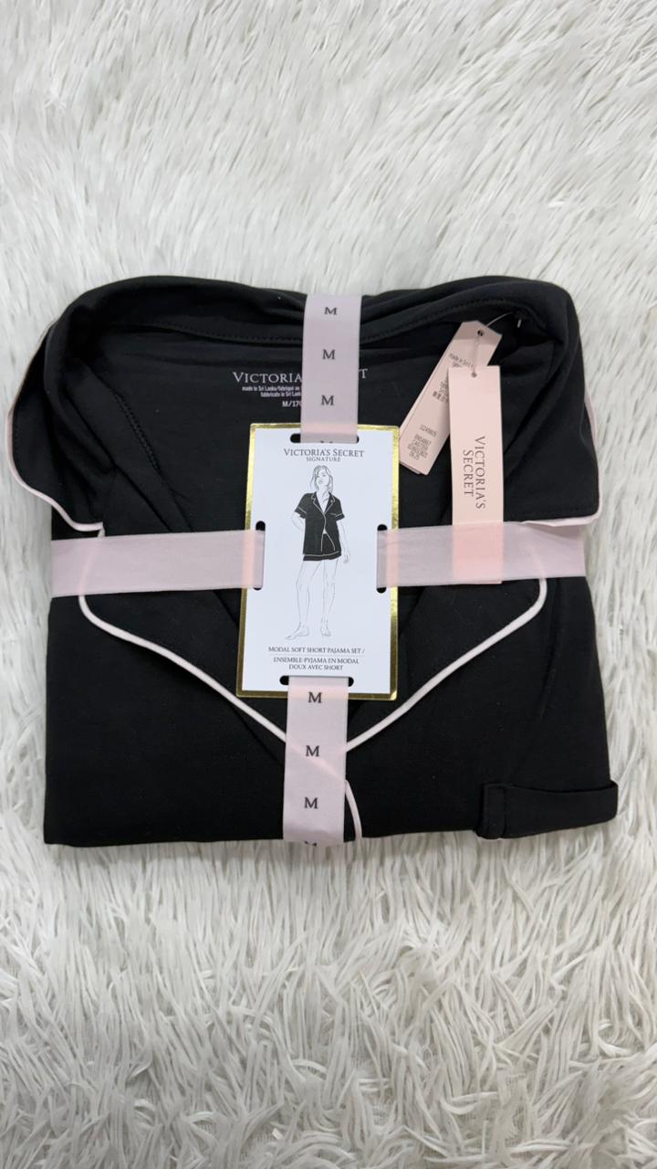 Pijama negra M Victoria secret
