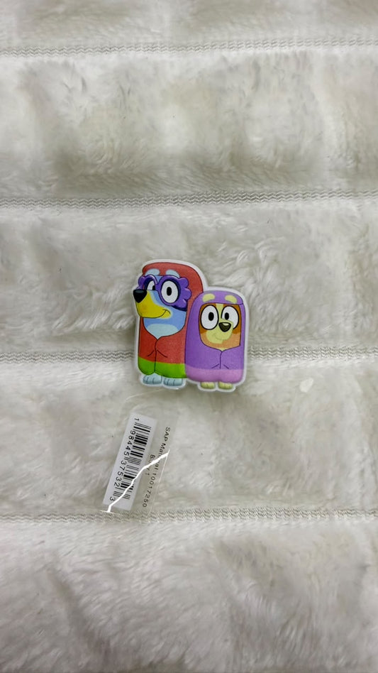 Charm Bluey y Bingo Crocs