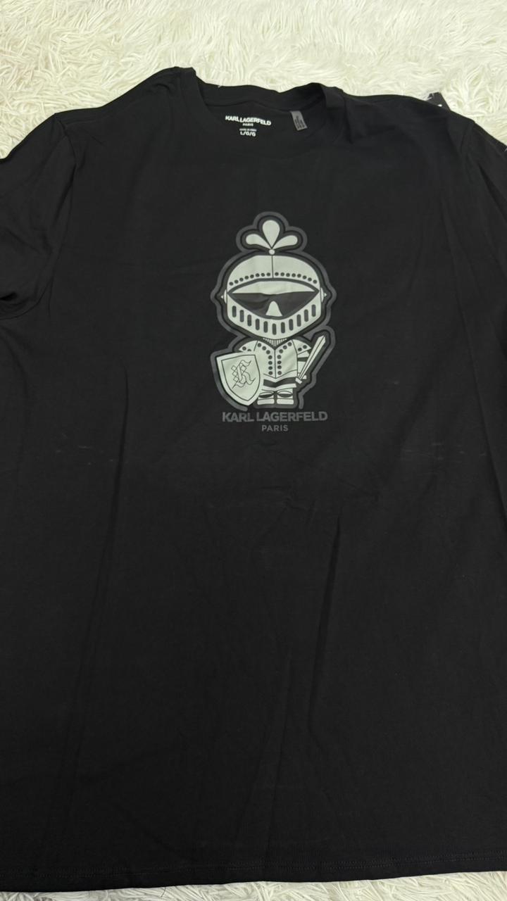 Playera negra L Karl lagerfeld