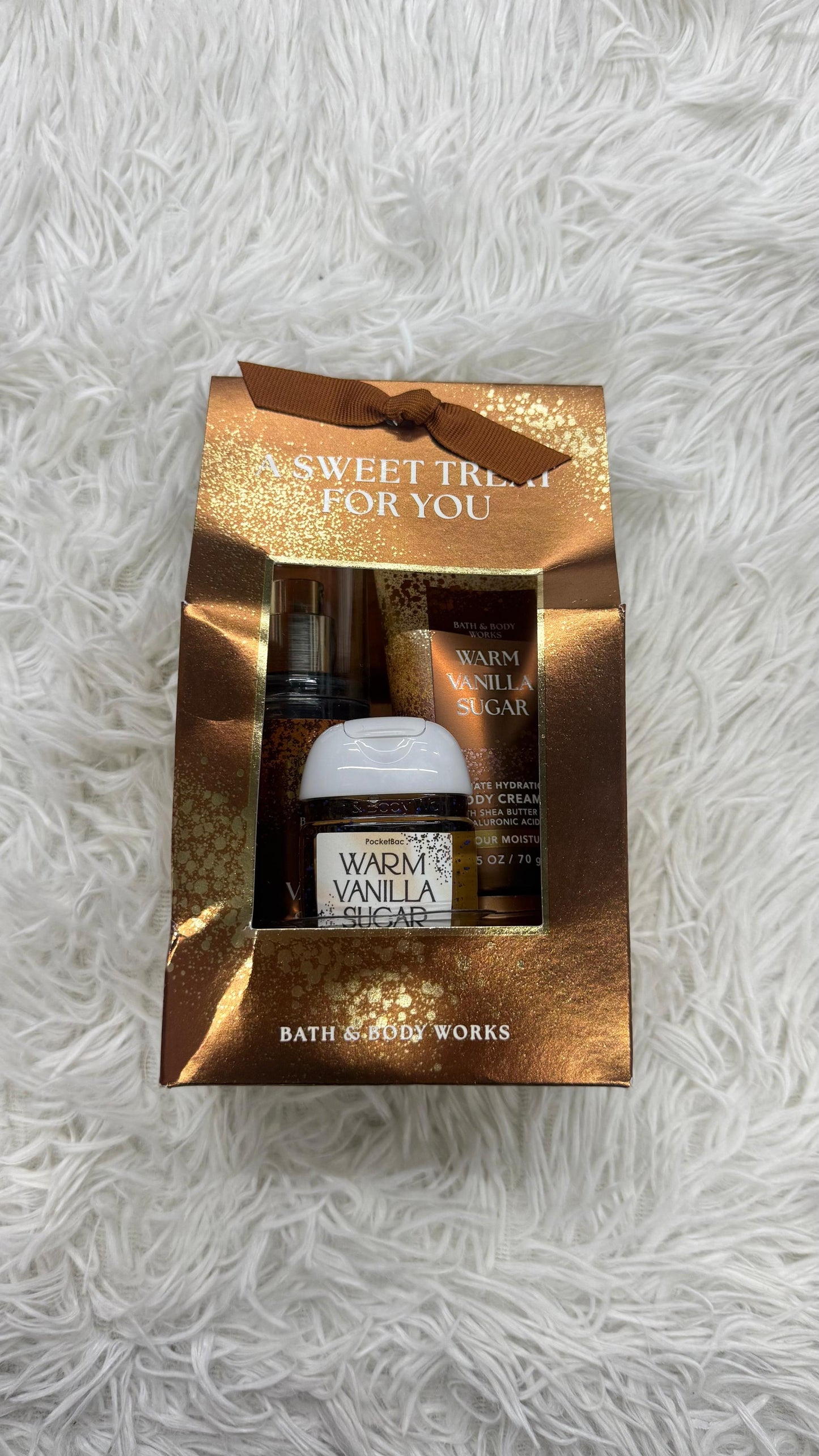 Paquete Warm vanilla sugar wishes Bath & Body works