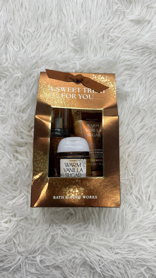 Paquete Warm vanilla sugar wishes Bath & Body works