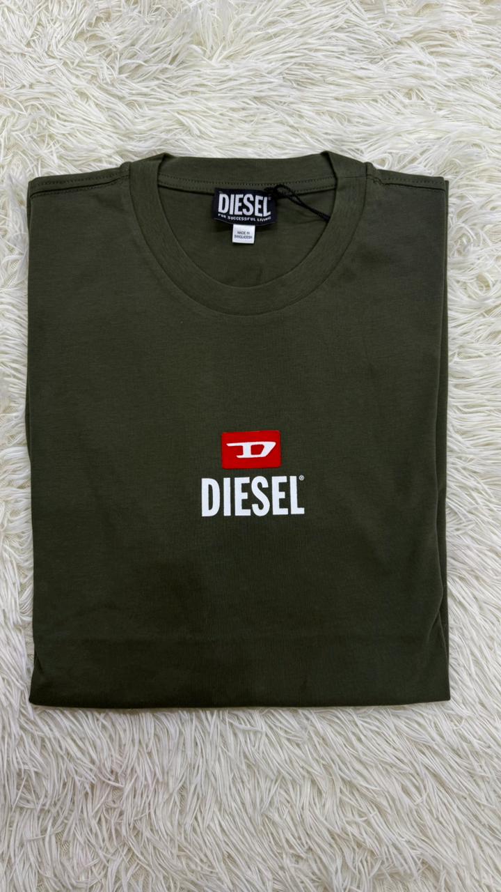 Playera verde militar M Diesel