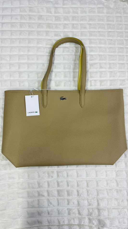 Bolsa mostaza Lacoste
