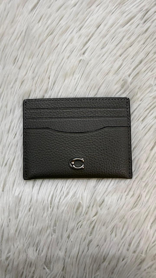 Tarjetero negro Coach