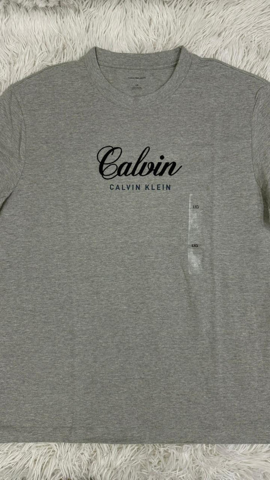 Playera gris L Calvin klein