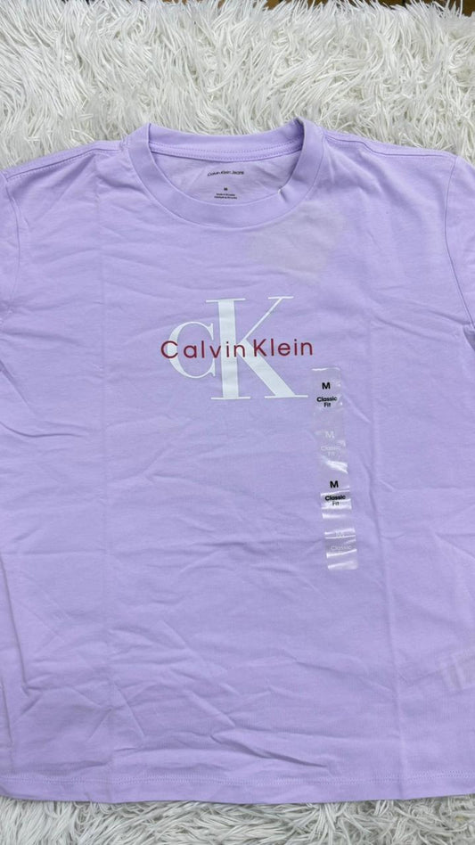 Playera lila M Calvin klein