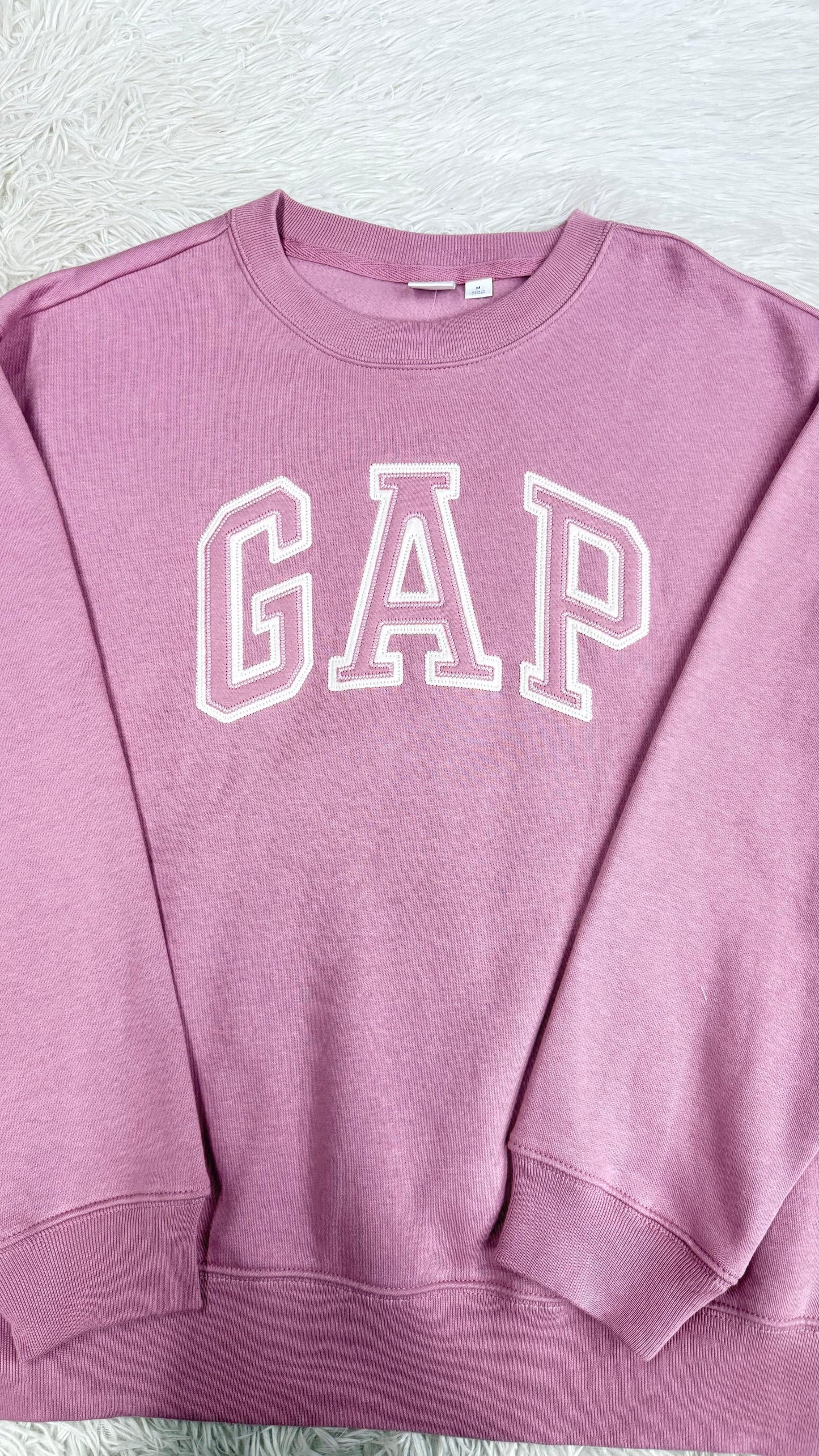 Sudadera rosa M GAP