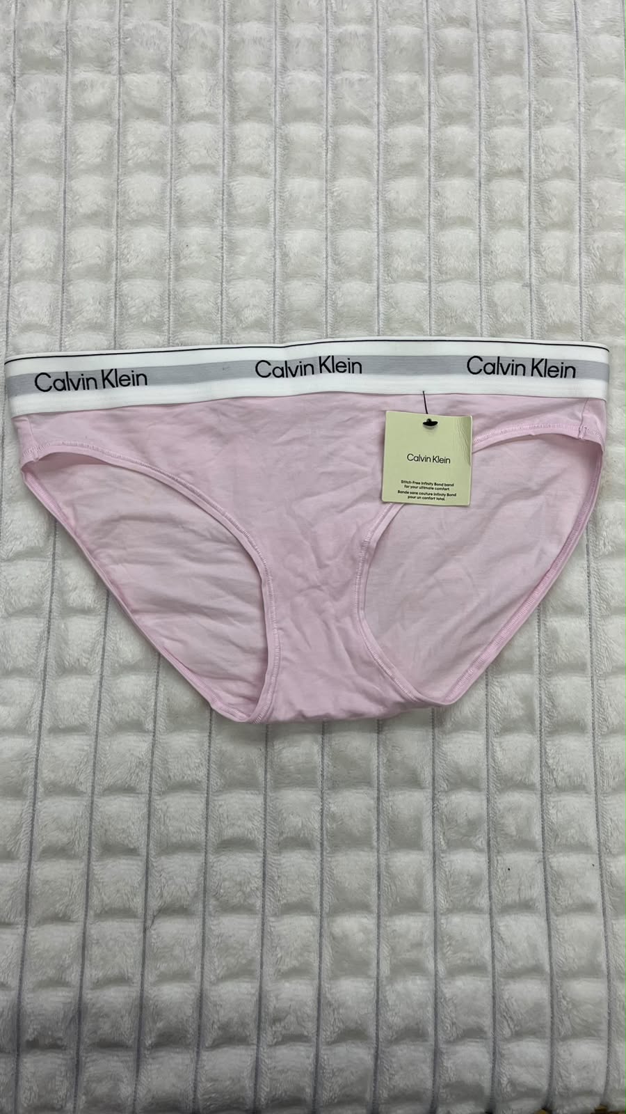 Boyshort rosa L Calvin klein