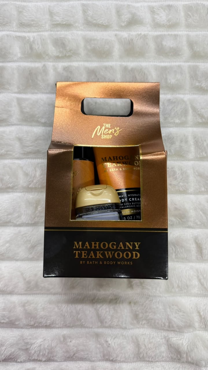 Paquete Mahogany Teakwood Bath & Body works
