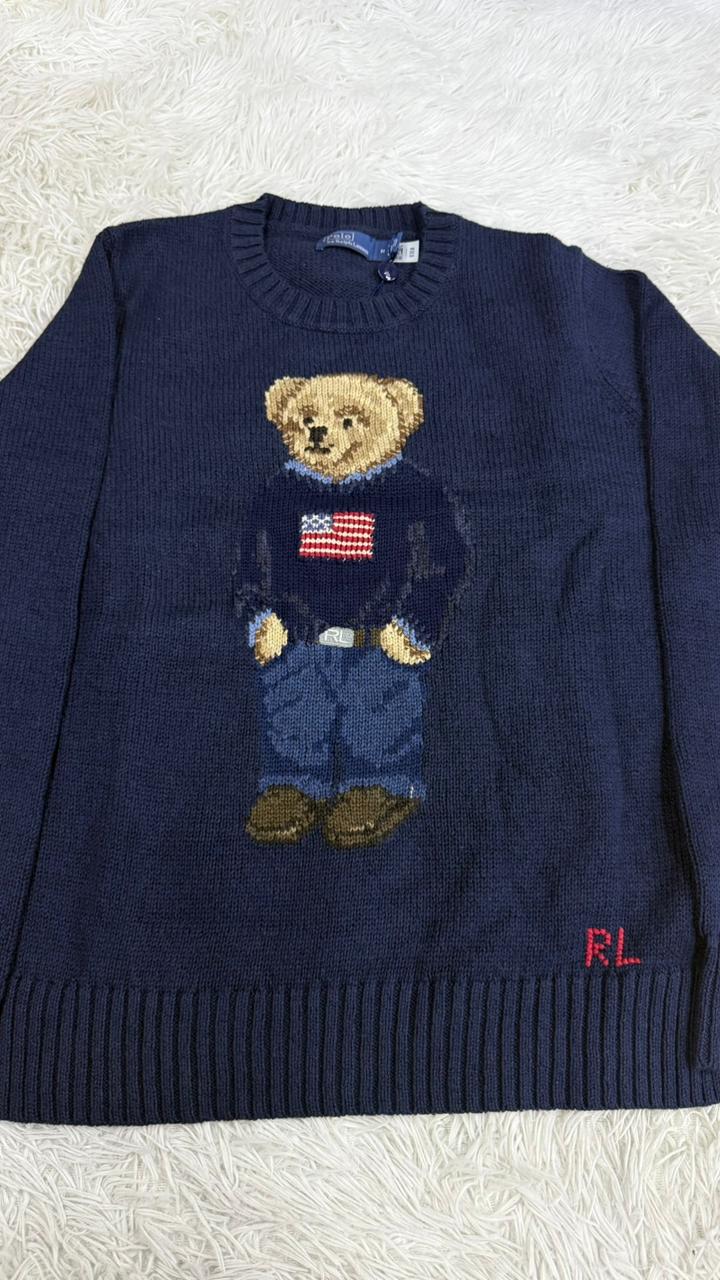 Sueter azul M Polo ralph lauren