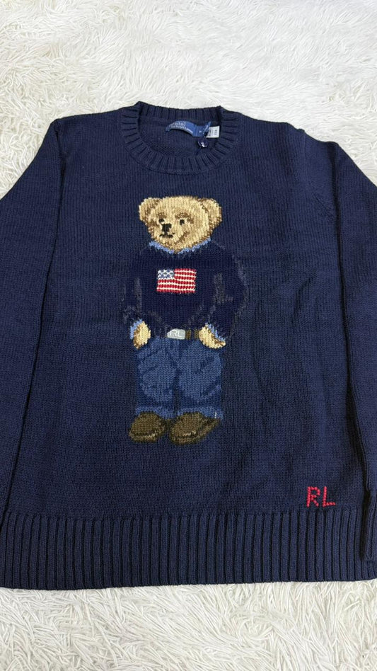 Sueter azul M Polo ralph lauren