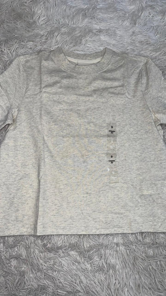 Playera hueso S Calvin klein