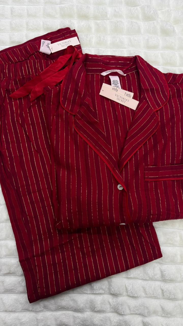 Conjunto pijama roja XS Victoria secret