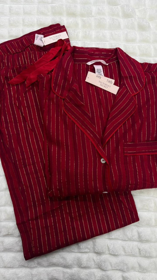 Conjunto pijama roja XS Victoria secret