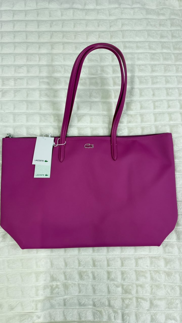 Bolsa fucsia Lacoste
