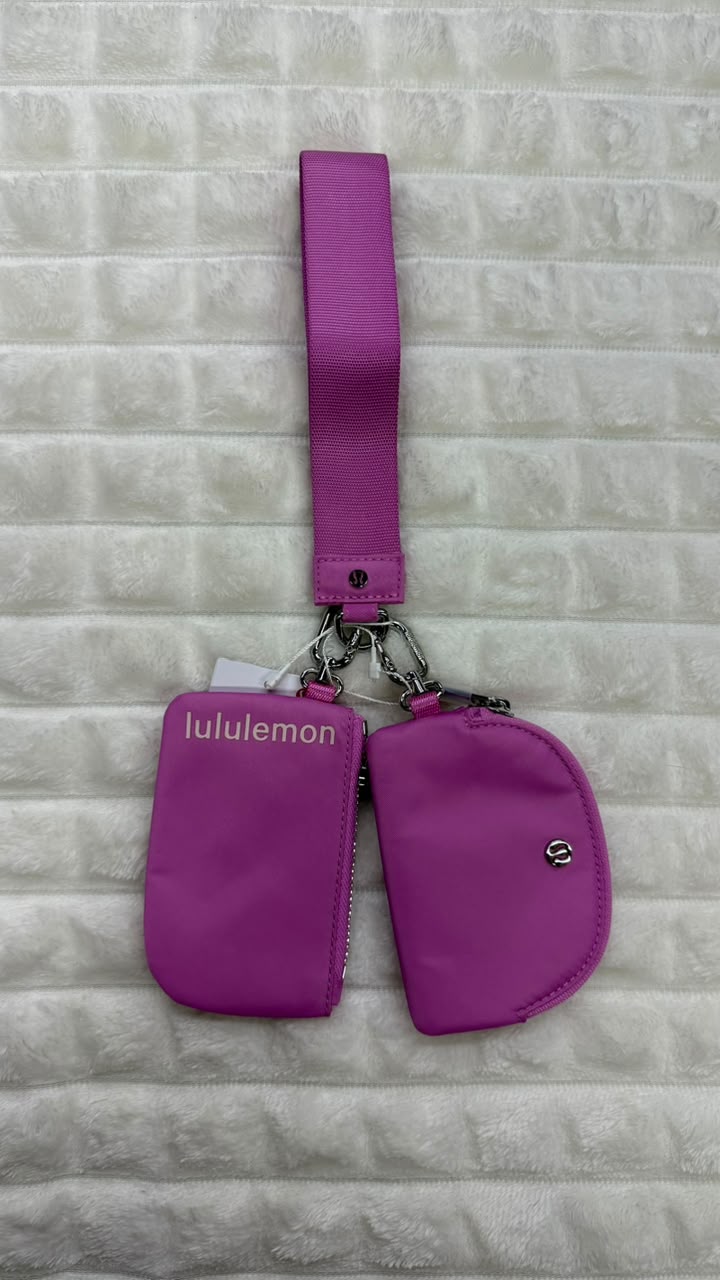 Monedero dual rosa Lululemon