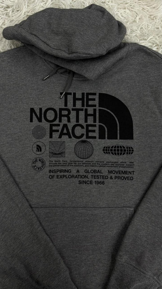Sudadera gris S North face