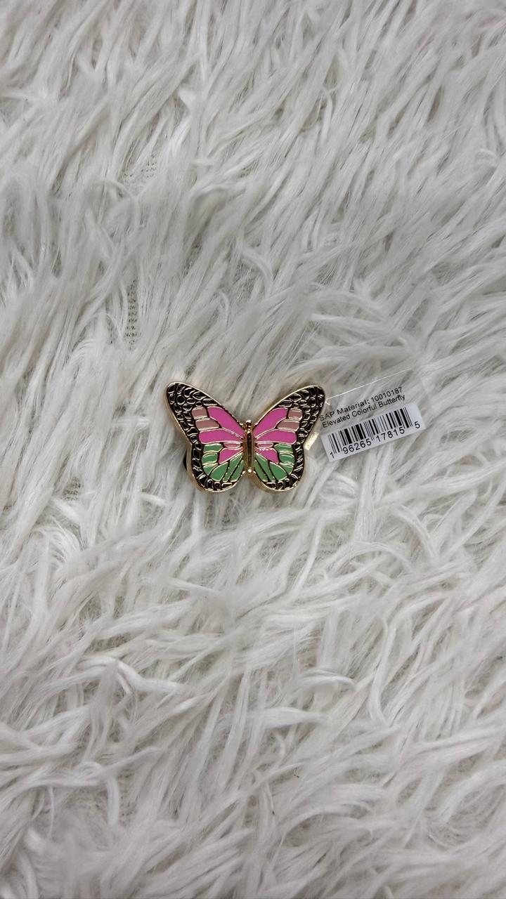 Charm mariposa metálica Crocs