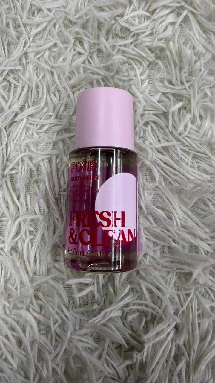 Body mist mini Fresh & clean Pink