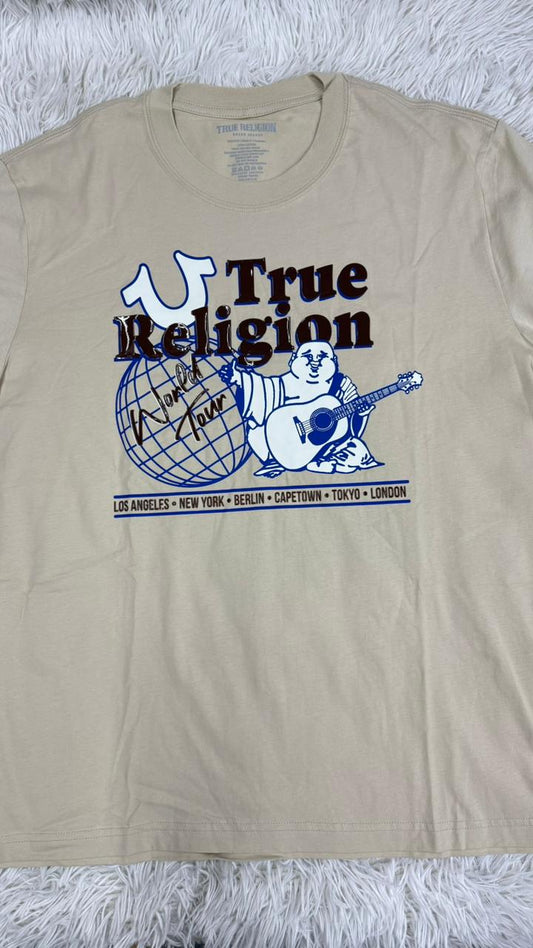 Playera beige M True religion