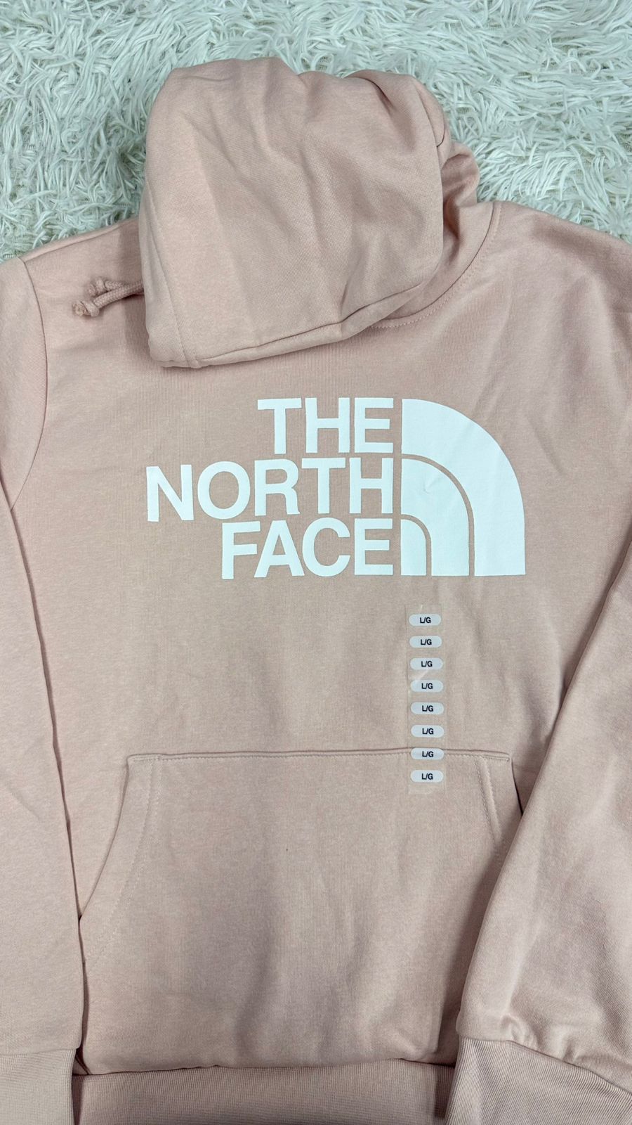 Sudadera rosa L North face