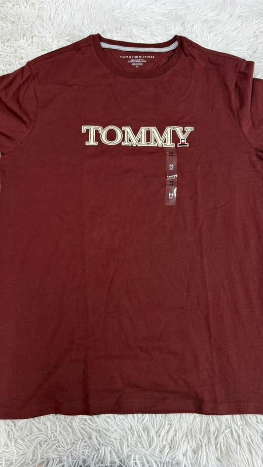 Playera café M Tommy hilfiger
