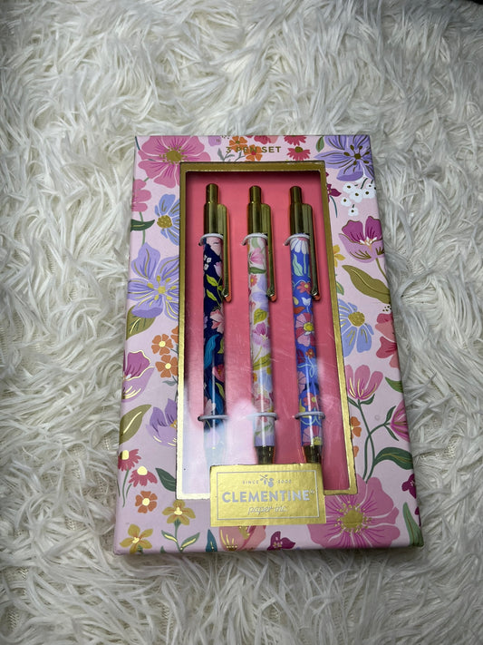 Paquete 3 Pen set Clementine