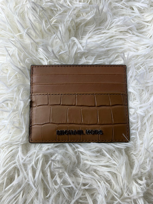 Tarjetero café Michael Kors