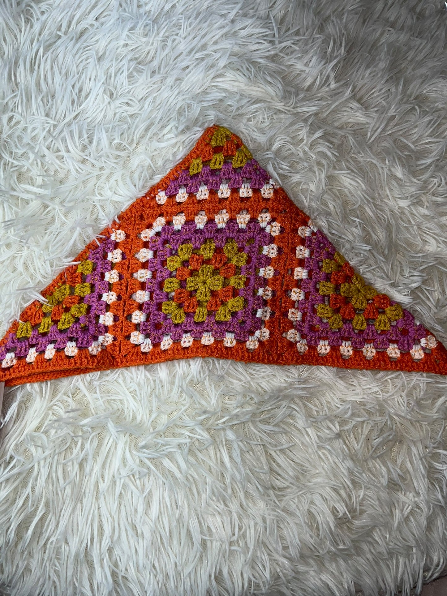Bandana naranja Pink linen