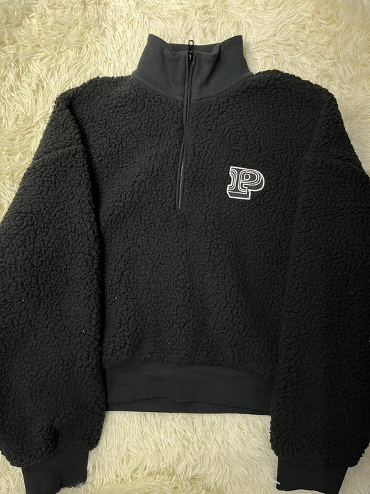 Sudadera negra S mujer Pink