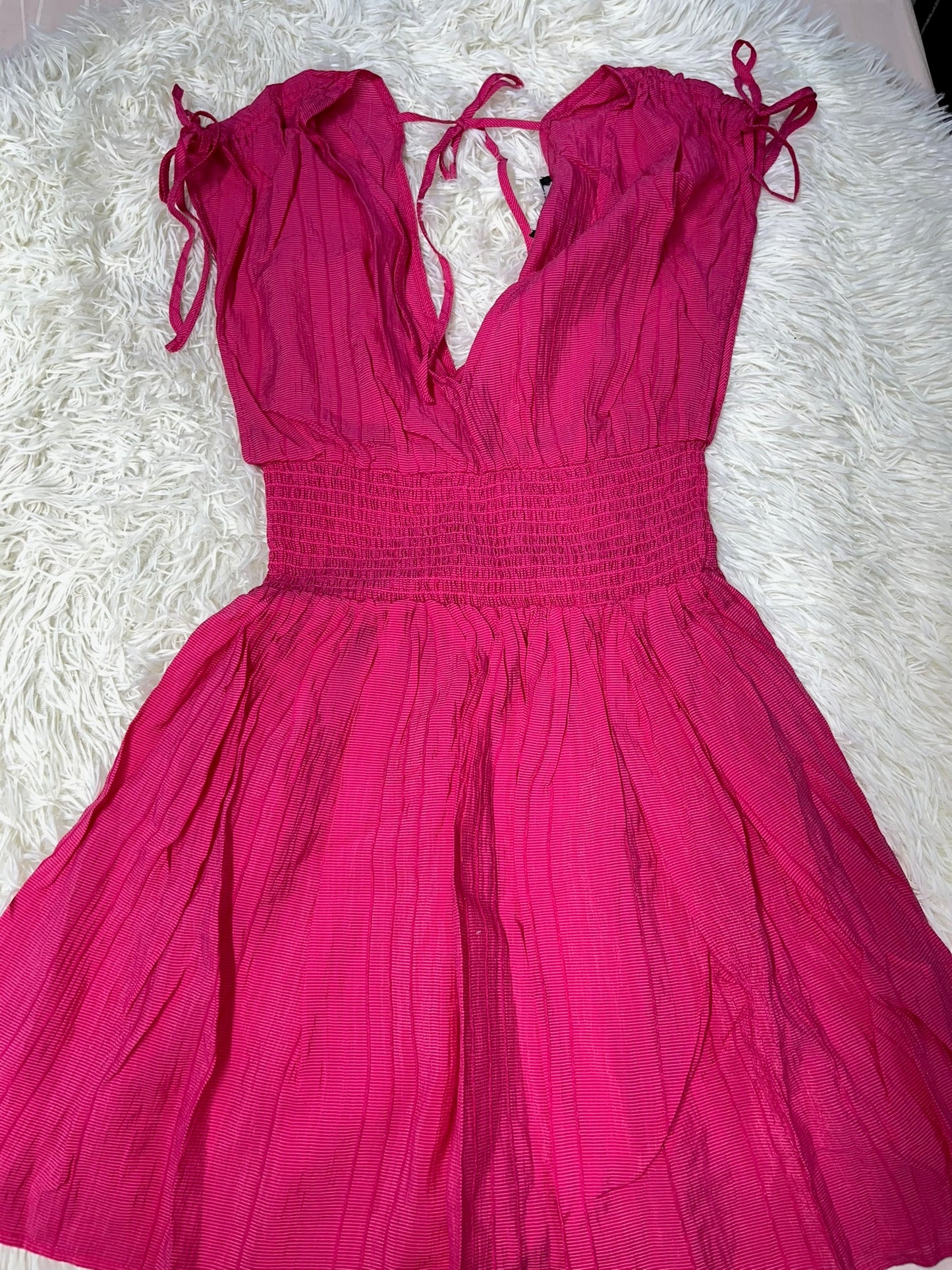 Vestido fucsia M Forever 21