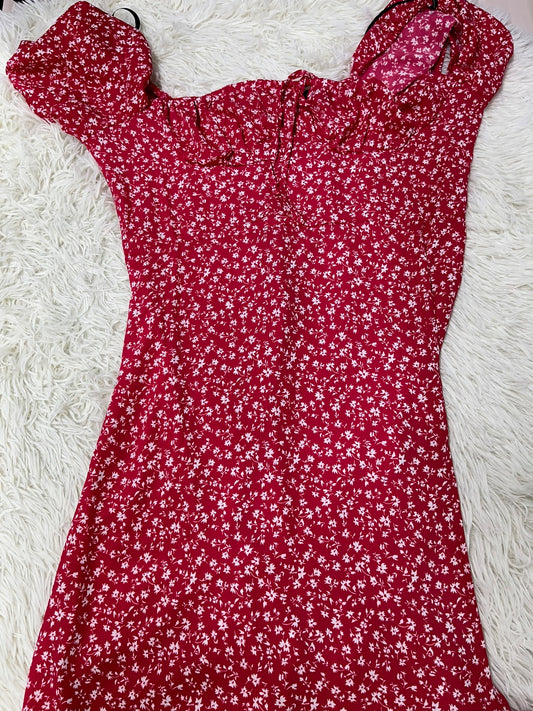 Vestido rojo L Forever 21