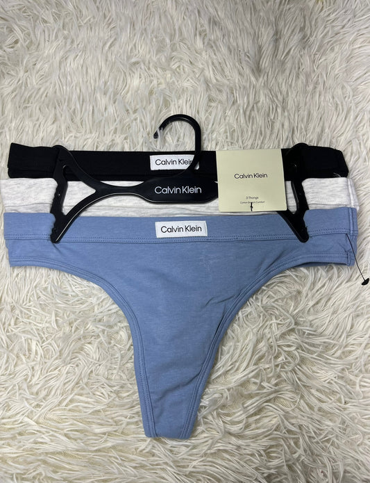 Paquete 3 Thongs S Calvin Klein
