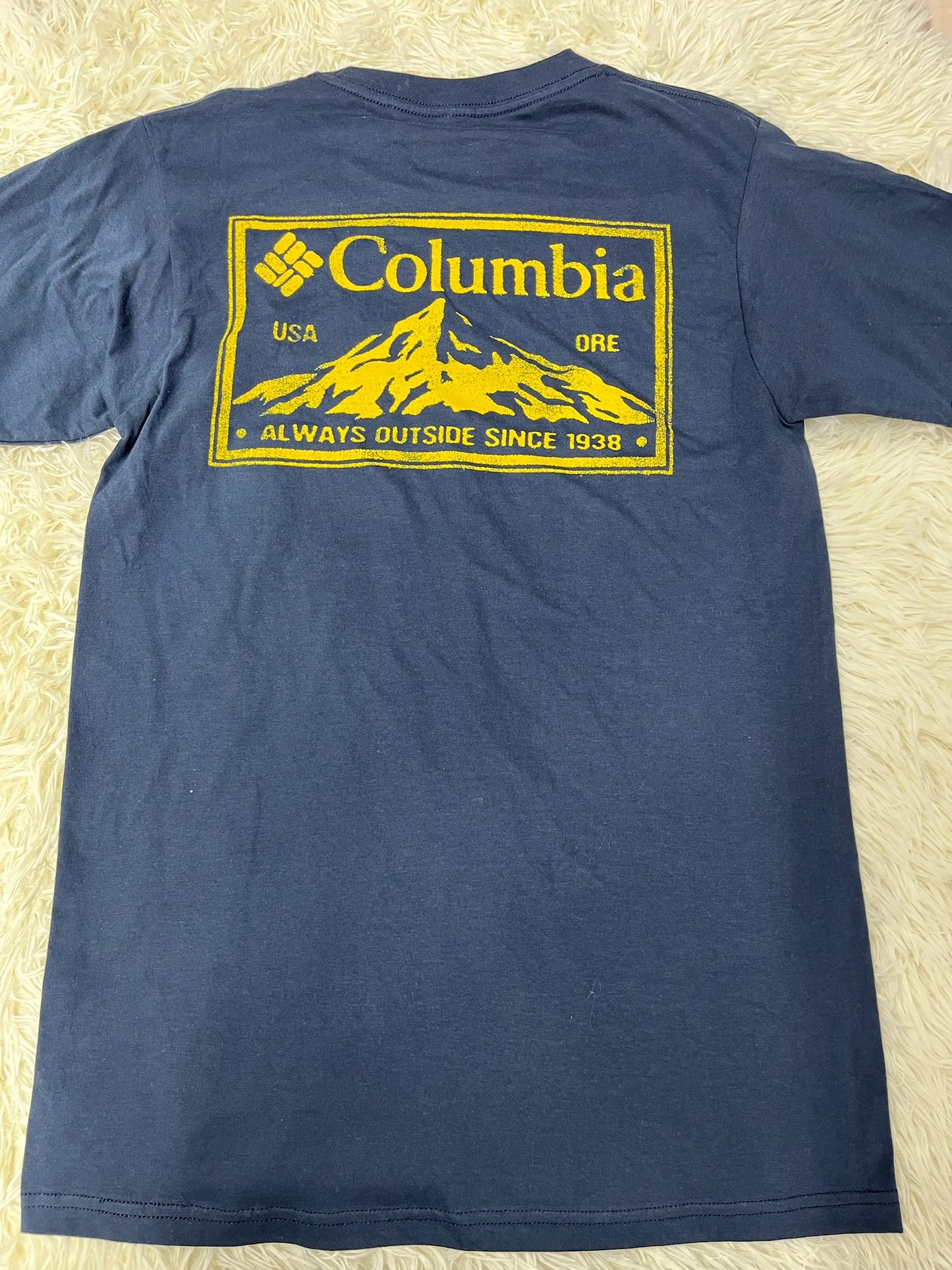Playera azul S Columbia