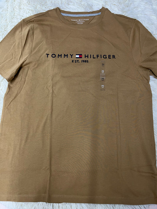 Playera café m Tommy Hilfiger